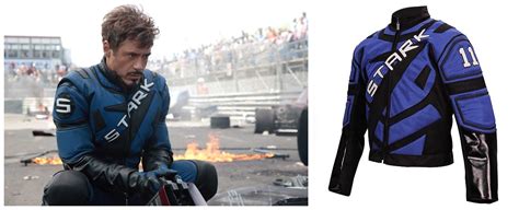 tony stark racing jacket replica|tony stark cause of death.